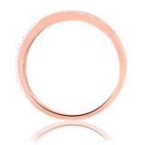 Photo of Tessa 1/4 ct tw. Diamond Wedding Band Set 10K Rose Gold [BT496RM]