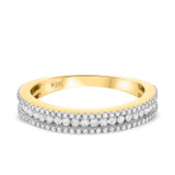 Photo of Ellen 1 1/3 ct tw. Diamond Wedding Band Set 14K Yellow Gold [BT478YM]