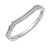 Photo of Gage 3/8 ct tw. Diamond Wedding Band Set 14K White Gold [BT207WL]