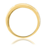 Photo of Violet 7/8 ct tw. Diamond Wedding Band Set 14K Yellow Gold [BT474YM]