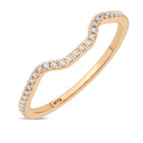 Photo of Margot 1/2 ct tw. Diamond Wedding Band Set 10K Rose Gold [BT493RL]