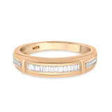 Photo of Margot 1/2 ct tw. Diamond Wedding Band Set 10K Rose Gold [BT493RM]