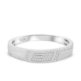 Photo of Tessa 1/4 ct tw. Diamond Wedding Band Set 10K White Gold [BT496WM]