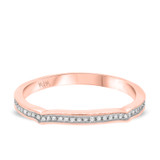 Photo of Hurst 1/4 ct tw. Diamond Wedding Band Set 10K Rose Gold [BT203RL]