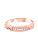 Photo of Nora 1/3 ct tw. Diamond Wedding Band Set 10K Rose Gold [BT210RL]