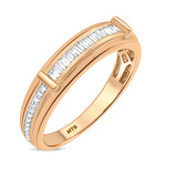 Photo of Margot 1/2 ct tw. Diamond Wedding Band Set 14K Rose Gold [BT493RM]