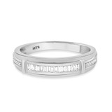 Photo of Margot 1/2 ct tw. Diamond Wedding Band Set 10K White Gold [BT493WM]
