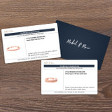 Evan Wedding Band Set 14K Rose Gold