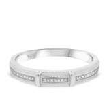 Photo of Hurst 1/4 ct tw. Diamond Wedding Band Set 10K White Gold [BT203WM]