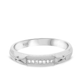 Photo of Nora 1/3 ct tw. Diamond Wedding Band Set 10K White Gold [BT210WL]