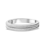 Photo of Evan Wedding Band Set 10K White Gold [BT435WM]