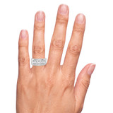 Photo of Titan 1/2 ct tw. Diamond Round Cluster Trio Set 10K White Gold [BR137W-C000] [HT-2]