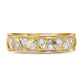 Photo of Titan 1/3 ct tw. Diamond Wedding Band Set 14K Yellow Gold [BT137YM]