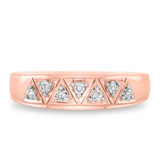 Photo of Titan 1/6 ct tw. Same Sex Ladies Band Set 10K Rose Gold [BT137RL]