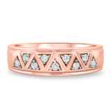 Photo of Titan 1/5 ct tw. Same Sex Mens Band Set 14K Rose Gold [BT137RM]