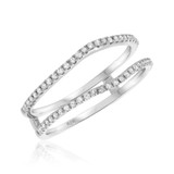Photo of Dashiell 2 1/10 ct tw. Diamond Cushion Cluster Trio Set 10K White Gold [BT201WL]