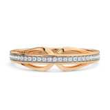 Photo of Eames 1/2 ct tw. Diamond Round Cluster Trio Set 10K Rose Gold [BT209RL]