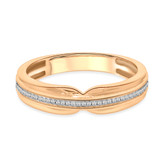 Photo of Eames 1/2 ct tw. Diamond Round Cluster Trio Set 10K Rose Gold [BT209RM]