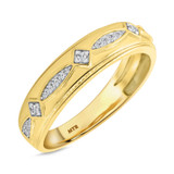 Photo of Gage 3/4 ct tw. Diamond Round Cluster Trio Set 14K Yellow Gold [BT207YM]