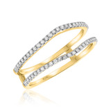 Photo of Dashiell 2 1/10 ct tw. Diamond Cushion Cluster Trio Set 10K Yellow Gold [BT201YL]