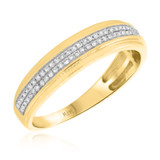 Photo of Dolley 3/4 ct tw. Diamond Fancy Cluster Trio Set 14K Yellow Gold [BT205YM]