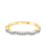 Photo of Ellen 2 ct tw. Diamond Heart Cluster Trio Set 14K Yellow Gold [BT478YL]