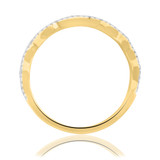 Photo of Ellen 2 ct tw. Diamond Heart Cluster Trio Set 14K Yellow Gold [BT478YL]