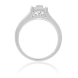 Photo of Casey 1/2 ct tw. Diamond Fancy Cluster Trio Set 10K White Gold [BT429WE-C000]