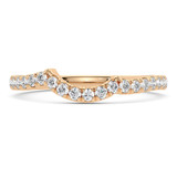 Photo of Zelda 1 3/8 ct tw. Lab Grown Diamond Pear Solitaire Bridal Set 14K Rose Gold [BT5878RL]
