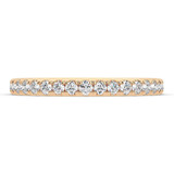 Photo of Ofu 1 1/2 ct tw. Lab Grown Diamond Round Solitaire Bridal Set 14K Rose Gold [BT5872RL]