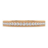 Photo of Killian 1 1/2 ct tw. Lab Grown Diamond Pear Solitaire Bridal Set 14K Rose Gold [BT5886RL]