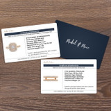 Nalda 2 ct tw. Lab Grown Diamond Emerald Solitaire Bridal Set 14K Rose Gold