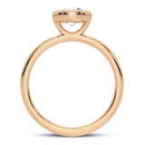 Photo of Sakura 3/4 ct tw. Lab Grown Diamond Round Solitaire Bridal Set 14K Rose Gold [BT5899RE-L070]
