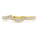 Photo of Zelda 1 3/8 ct tw. Lab Grown Diamond Pear Solitaire Bridal Set 14K Yellow Gold [BT5878YL]