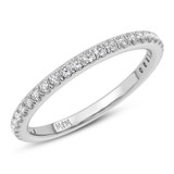 Photo of Kitana 2 ct tw. Lab Grown Diamond Round Solitaire Bridal Set 14K White Gold [BT5883WL]