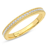 Photo of Annemarie 1 1/4 ct tw. Lab Grown Diamond Princess Solitaire Bridal Set 14K Yellow Gold [BT5894YL]