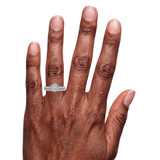 Photo of Valens 2 ct tw. Lab Grown Diamond Round Solitaire Bridal Set 14K White Gold [BR5875W-L070] [HT-4]