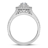 Photo of Sheba 1 1/2 ct tw. Lab Grown Diamond Round Solitaire Engagement Ring 950 Platinum [BT5885PE-M060]