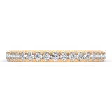 Photo of Qadir 1 7/8 ct tw. Lab Grown Diamond Round Solitaire Bridal Set 14K Rose Gold [BT5873RL]