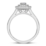 Photo of Nalda 1 1/2 ct tw. Lab Grown Diamond Emerald Solitaire Engagement Ring 14K White Gold [BT5891WE-N070]