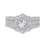 Photo of Briella 2 1/3 ct tw. Lab Grown Diamond Round Solitaire Engagement Ring 14K White Gold [BT5901WE-L070]
