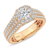 Photo of Chrissa 2 5/8 ct tw. Lab Grown Round Solitaire Diamond Engagement Ring 14K Rose Gold [BT5879RE-L070]