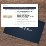 Imara 1 3/8 ct tw. Lab Grown Diamond Round Solitaire Engagement Ring 14K Yellow Gold