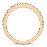 Photo of Maska 2 1/5 ct tw. Lab Grown Diamond Round Solitaire Bridal Set 14K Rose Gold [BT5877RL]