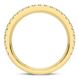 Photo of Ronika 2 7/8 ct tw. Lab Grown Diamond Round Solitaire Bridal Set 14K Yellow Gold [BT5888YL]