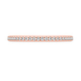 Photo of Zaila 2 ct tw. Lab Grown Diamond Emerald Solitaire Bridal Set 14K Rose Solid Gold [BT5889RL]