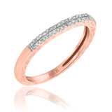 Photo of Bali 1/6 ct tw. Diamond Ladies Band 10K Rose Gold [BT865RL]