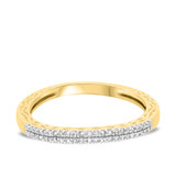 Photo of Bali 1/6 ct tw. Diamond Ladies Band 10K Yellow Gold [BT865YL]