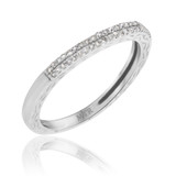 Photo of Bali 1/6 ct tw. Diamond Ladies Band 10K White Gold [BT865WL]