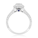 Photo of Daniel 1 1/4 ct tw. Diamond Cushion Cluster Trio Set 10K White Gold [BT855WE-C000]